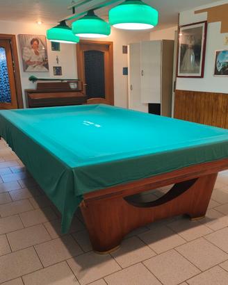 BILIARDO PROFESSIONALE RISCALDABILE CON ACCESSORI