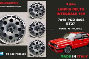 Cerchi 7 X 15 POLLICI 4X98 Lancia delta integrale