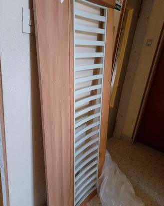 giro letto matrimoniale in noce chiaro 