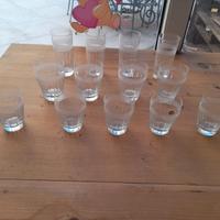 Set 13 Bicchieri Vintage in Cristallo/Vetro