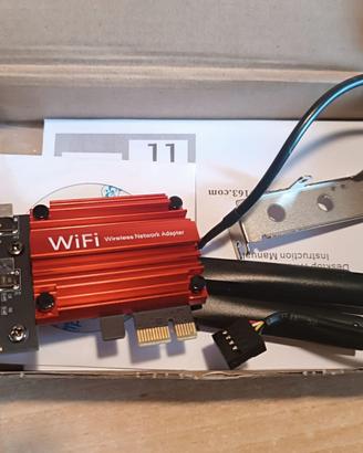 Scheda Pcie Wi-Fi 7 + Bluetooth 5.4 - Intel BE200