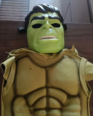 costume avengers hulk marvel 3-6 anni