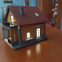 Villetta 1:87 per plastico ferroviario 