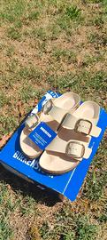 Birkenstock Arizona bianche perlato 