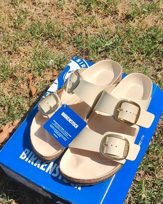 Birkenstock Arizona bianche perlato 