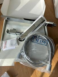 Kit soffione acciaio lucido