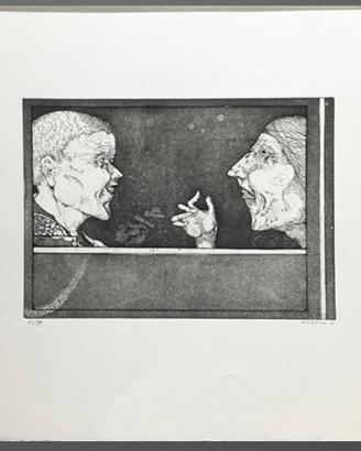 Karl Plattner - Acquaforte - 1969