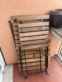 Tavolino e 2 sedioline da balcone/giardino