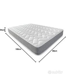 materasso viscotec reversibile 90x190 inverno/est