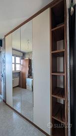 Armadio attrezzato e cassettiera 210cm di qualità