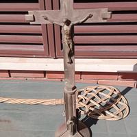 crocifisso in bronzo (51 cm)