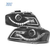 FARI AUDI A3 8P LUCE DIURNA A LED FONDO NERO