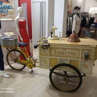 carretto gelati anni 50 bicicletta gelataio