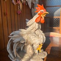 Gallo in ceramica G. Cortese