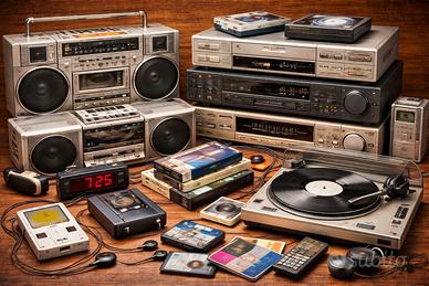 ce.r.co vecchi dispositivi, hifi, vcr, lettori ecc