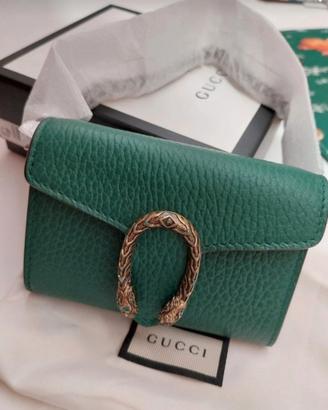 piccola borsa portafoglio gucci con catenella