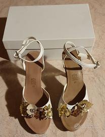 Scarpe aperte con tacco N.37 