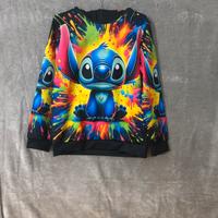 Felpa stich disney 10-11 anni
