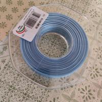 Nastro azzurro per battesimo bambino 