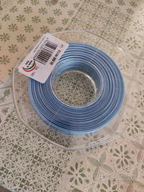 Nastro azzurro per battesimo bambino 