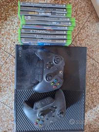 XBOX ONE CON GIOCHI E DUE CONTROLLER