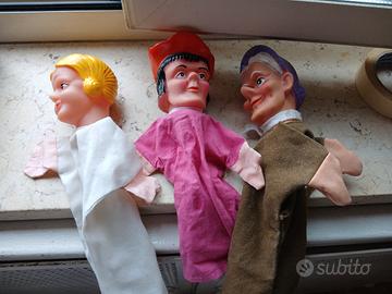 MARIONETTE DA MANO DA COLLEZIONE 