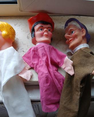 MARIONETTE DA MANO DA COLLEZIONE 