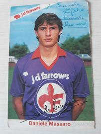 Autografo Daniele Massaro Fiorentina con dedica