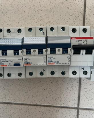 Magnetotermici differenziali Gewiss ABB