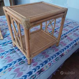 Coppia comodini bamboo