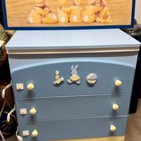 Cassettiera fasciatoio e lettino MIBB