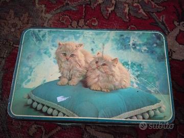 scatola latta vintage 