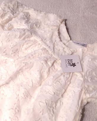 Abito neonata 12-18 mesi Pepco Baby Bianco