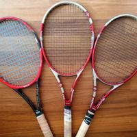 3 racchette da tennis