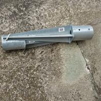 6 Porta palo zincati 60x10 cm – Nuovi entra