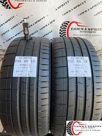 2 PNEUMATICI 235/40 R19 PIRELLI ESTIVE 75%