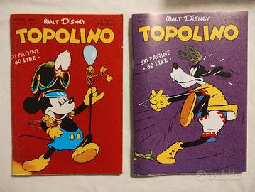 Topolino primi 20 numeri 