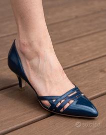 décolleté blu 