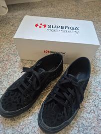 Scarpe Superga net leopard