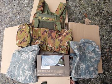 LOTTO 4-Kit camo NUOVI+vestiti usati