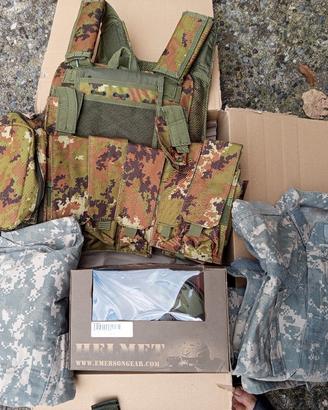 LOTTO 4-Kit camo NUOVI+vestiti usati