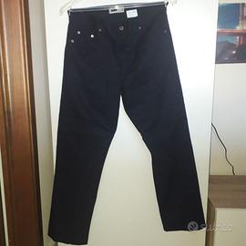 FILA pantaloni uomo blu in cotone t. 46