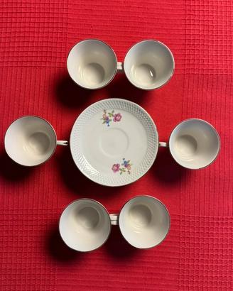 Set tazzine Bavaria vintage porcellana tedesca