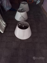 lampadario in stoffa 