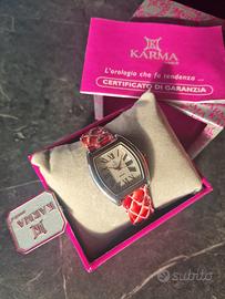 Orologio Karma watch con certificato di garanzia 