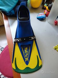 Muta surf, maglia termica in lycra e pinne bambino