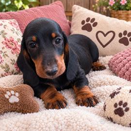 Bassotto maschio cucciolo con PEDIGREE ENCI
