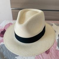 Cappello Panama(Ecuador).Tipo Fedora. Taglia M
