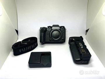 Fujifilm xh1 + PowerGrip Verticale, Caricabaterie,