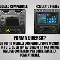Mercedes ML GL KIT COMPLETO Autoradio Android 2din